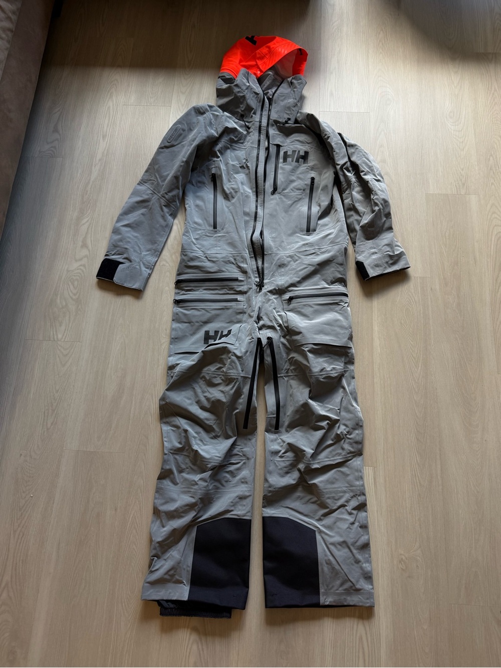 Helly Hansen Gray RECCO Snow Suit